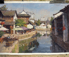 上海美術(shù)聯(lián)考色彩風景